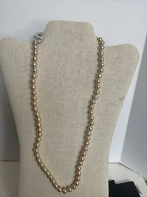 Vintage KMT Duchess Pearl Necklace With Tags 20 Inches Bridal Prom Elegance • $18