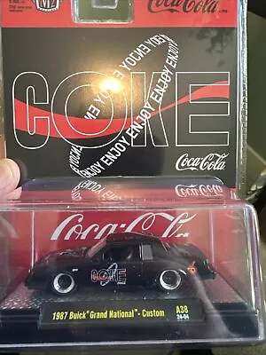 M2 Machines 1:64 Coca-Cola 1987 Buick  Grand National Custom A38 24-04 • $10.50