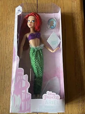 £9.99 • Buy New Disney Princess Ariel Doll The Little Mermaid With Clip Pendant—BNIB