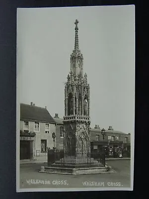 Waltham Cross ELEANOR CROSS Showing HUBBARD' SWEET SHOP C1920s RP Postcard • £10