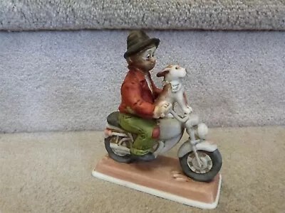 VINTAGE Melody In Motion 2001 Member Figurine WILLIE RIDER MOTORCYCLE 4.5  • $18.22