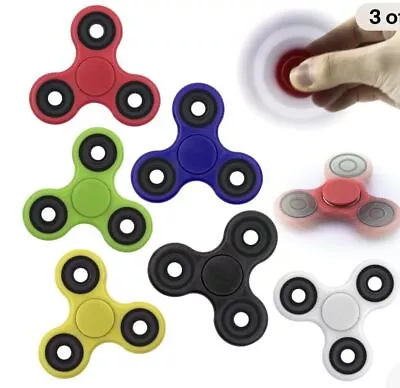 Fidget Finger Spinner Hand Focus Ultimate Spin EDC Bearing Stress Toys UK • £2.99