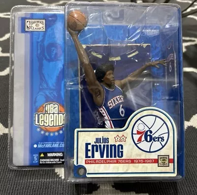 McFarlane Toys NBA Basketball Legends Series 1 Julius Erving 6 In Action Figure • $30