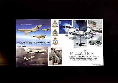 2002 40th Anniversary VC10 Cover Signed By Air Chief Marshall Sir Micheal Beavis • £0.99