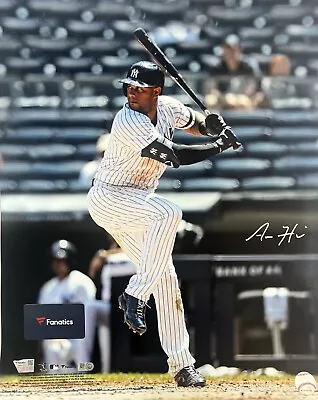 Aaron Hicks Signed New York Yankees 16×20 Photo Fanatics & MLB Certified COA • $280