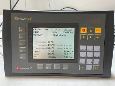 $200 • Buy UNITRONICS Programmable Logic Controller PLC 280 VISION V280-18-B20B Unit Only