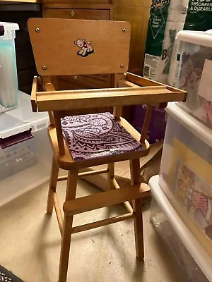 Vintage Victorian Style Solid Wood Child Highchair  • $80