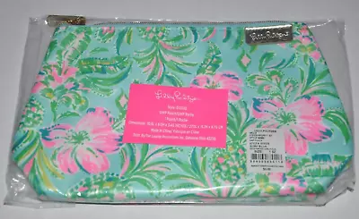Lilly Pulitzer Surf Blue Oh Diamond Girl GWP Pouch Bag NWT NEW • $19.99