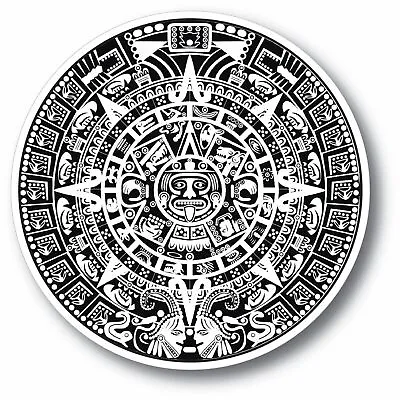 Maya Mayan Calendar Mexico Aztec Car Bumper Vinyl Sticker Decal 6  X 6  • $6.99