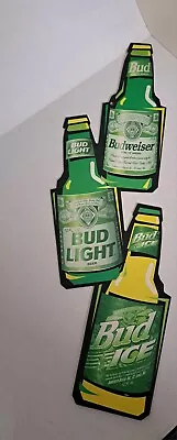 Vintage 1993 Budweiser Cardboard Store Display Sign - Bud - Bud Light - Bud Ice • $19.95