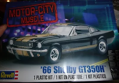 Revell 85-2482 1966 Shelby Mustang GT 350H MUSCLE KIT 1/24 MODEL CAR MOUNTAIN FS • $19.88