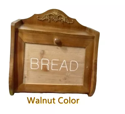 Bamboo Wood Bread Box 2-Layer Large Kitchen Storage Containers Loaf Storage Bin • $34.98