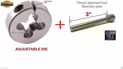 Lighthouse Tools Mosin Nagant Threading Die M15X1 RH & 3  Thread Alignment Tool • $29.99