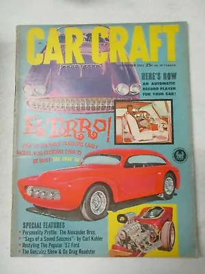 Car Craft Magazine September 1963 El Torro 1957 Ford Alexander Bros Gonzalez Sho • $12.95