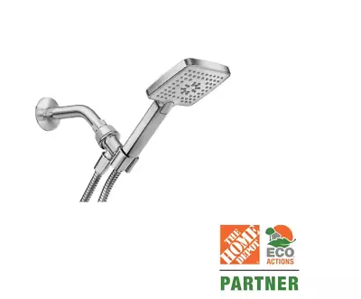 MOEN Genta 3-Spray 4 In. Wall Mount Handheld Adjustable Shower Head In Chrome • $34.95