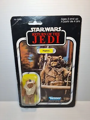 Vintage STAR WARS ROTJ 1983 KENNER - Paploo - Ewok - 77 BACK • $350