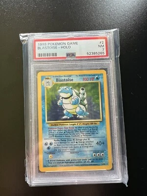 $53 • Buy Pokemon Blastoise Base Set Unlimited Holo Rare #2 PSA 7