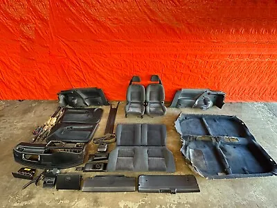 92-95 Honda Civic Hatchback Eg Blue Interior Conversion Seats Door Panels Dash • $2799.95