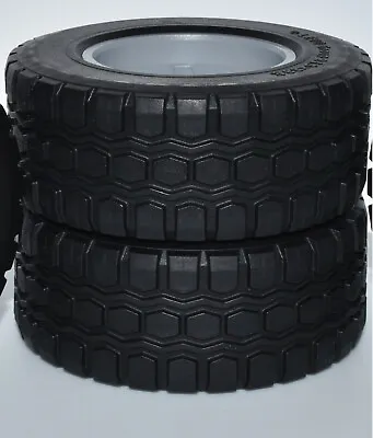 2x Lego Technic Unimog/Tumbler Wheel Tire 94.3x38R LBG Rims 92912/44772 - New • $50.50