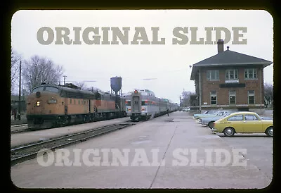 Orig 1973 Slide - Milwaukee Road Depot La Crosse WI Wisconsin Railroad Amtrak • $8.99