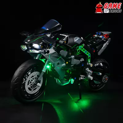 Light Kit For Kawasaki Ninja H2R Motorcycle - Compatible With LEGO® 42170 • $45.51