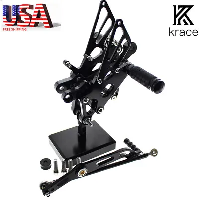 CNC For YZF R6 Yamaha 2006 2007 2008-2023 2022 Rearset Footrest Foot Pegs Pedals • $109.99
