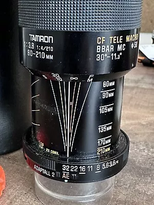 2 Tamron Adaptall 2 Lenses. 80-210 & 300. 1 Case And Hood • £15