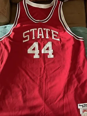 $29.99 • Buy NC State  David Thompson Jersey All American Collection Size 60 3XL-4XL