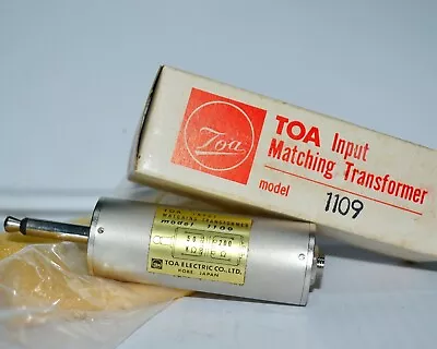 NOS NIB Vintage Microphone Input Matching Transformer 50K : 200 Ω TOA Model 1109 • $20