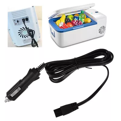 DC 12V 2 Pin Lead Cable Plug For Car Cooler Mini Mini-Fridge Cool Box Portable • £3.57