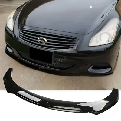 For 08-13 Infiniti G37 Coupe Black Front Bumper Lip Spoiler Splitter Body Kit • $69.99