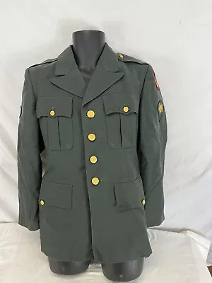 Vietnam Era US Army Dress Green Jacket 37S 1969 Dated 130th Engineer Brigade • $27