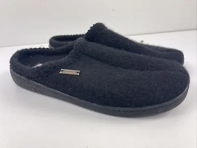 £32.74 • Buy Haflinger Slippers Womens 11 Black Classic Wool Slip On Comfort Casual Shoe 
