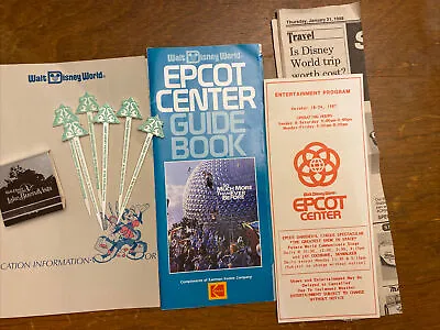 Vintage 1980’s Disney World Epcot Center Dolphin Buena Vista Program • $26.24