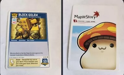 Block Golem Maplestory Card • $16