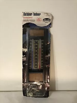 Vintage Acu-Rite Easy Read Outdoor Thermometer Made In USA New In Package • $28