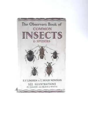 The Observer's Book Of Common Insects & Spiders (1960) (ID:80581) • £8.68