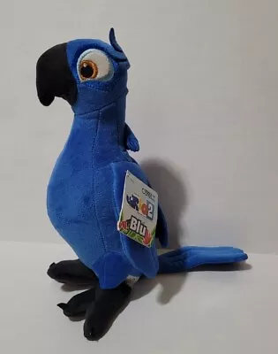 Kohl's Cares Rio 2 Blue Macaw Parrot Bird 13  Blue Plush Stuffed Animal NWT • $25.99