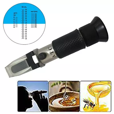 Beekeeping Water Sugar Content Honey Refractometer For Beekeepers Tester • £15.82