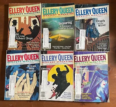 Complete Year 2019 ELLERY QUEEN MYSTERY MAGAZINE 6 Double Issue Lot • $20