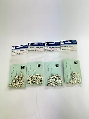 Brady Scn-23-p Clip-sleeve Wire Markers *lot Of 4 Bags* • $100.97