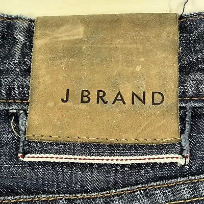 J. Brand Selvedge Blue Jeans Men 32x29 Kane Slim Straight Cotton Made In USA • $34.99