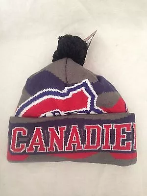 Montreal Canadiens NEW Winter Knit Fashion Color Hat . NHL Hockey Adult Fan Warm • $18.69