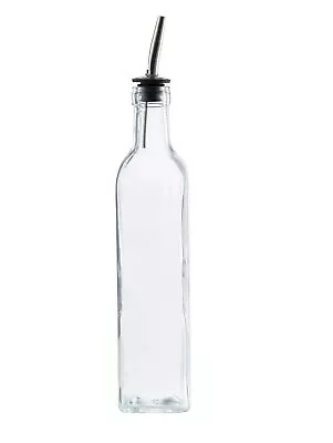 Large Olive Oil Bottle Pourer Vinegar Dressing Drizzler Condiment Bottle 500ml • £6.29