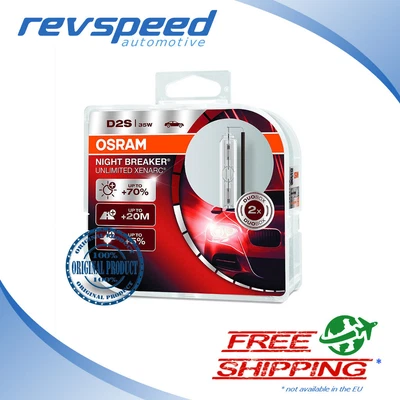 $115.95 • Buy OSRAM Original D2S XENARC NIGHT BREAKER UNLIMITED Set Of 2x Bulbs 66240XNB-HCB
