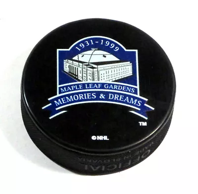 1931-1999 Maple Leaf Gardens Memories & Dreams Official NHL Hockey Puck • $13.49