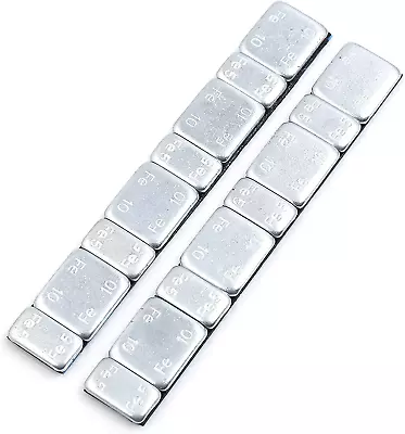 2.1Oz Adhesive Back Wheel Balance Weights Strips For Motorcycle 124 X 18Mm 2Pcs • $11.86