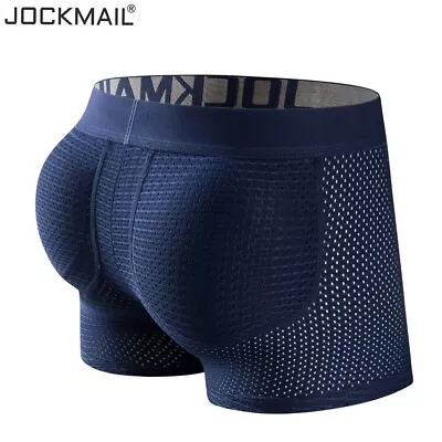  Sexy Men's Padded Underwear Mesh Boxer Buttocks Lifter Butt Push Up Underpants • $13.96