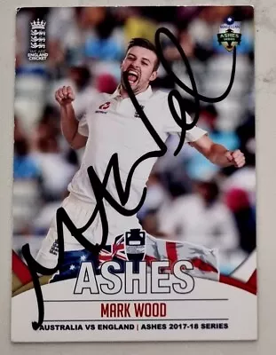 $18.90 • Buy MARK WOOD CRICKET SIGNED IN PERSON Tap N Play BBL CARD  BUY GENUINE 