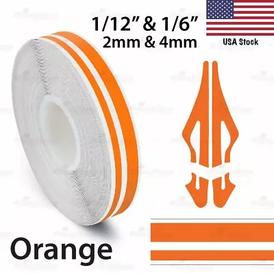 12mm 1/2  Roll PinStripe PinStriping Double Lines Trim Tape Vinyl Car STICKERS • $10.16